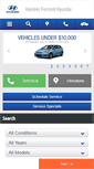 Mobile Screenshot of hanleesfremonthyundai.com